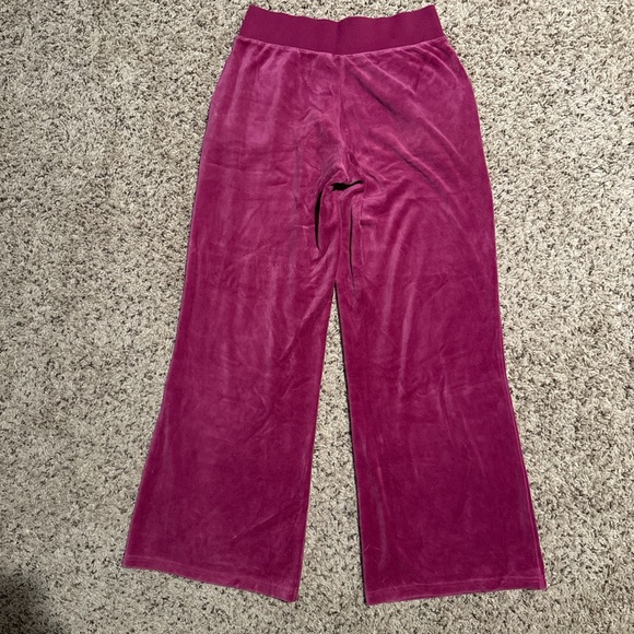 Y2K Victoria's Secret CATALOG BRAND Plush & Lush size small mauve tracksuit - Picture 7 of 7